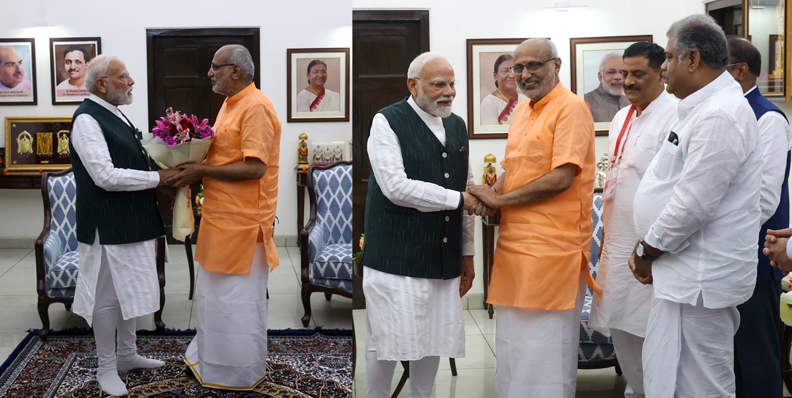 துணை ஜனாதிபதி தேர்தலில் சி.பி.ராதாகிருஷ்ணன் வெற்றி : பிரதமர் மோடி வாழ்த்து